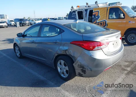 2012 Hyundai Elantra Gls (Ulsan Plant) from USA, damaged, VIN KMHDH4AE1CU297588